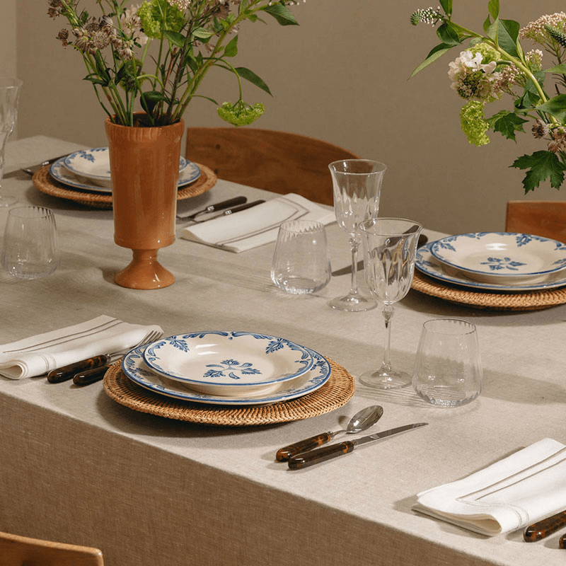 Sophie Classic Two Cord Napkin, 50cm, Natural