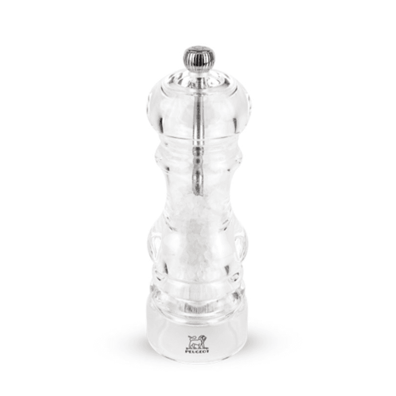 Nancy Salt mill, 18cm, clear acrylic finish