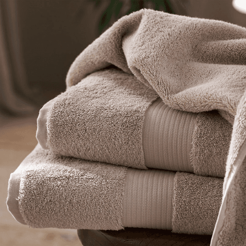 Image showing the Egyptian Cotton Super Jumbo Towel, 115 x 180cm, Oatmeal product.