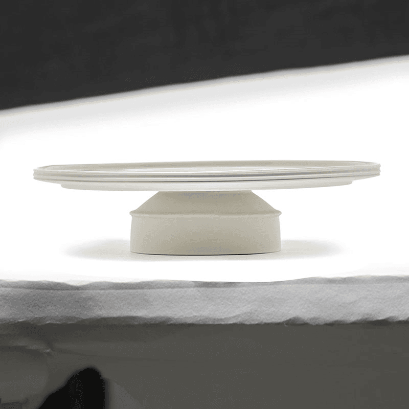 Dune Cake Stand, D33cm, Alabaster