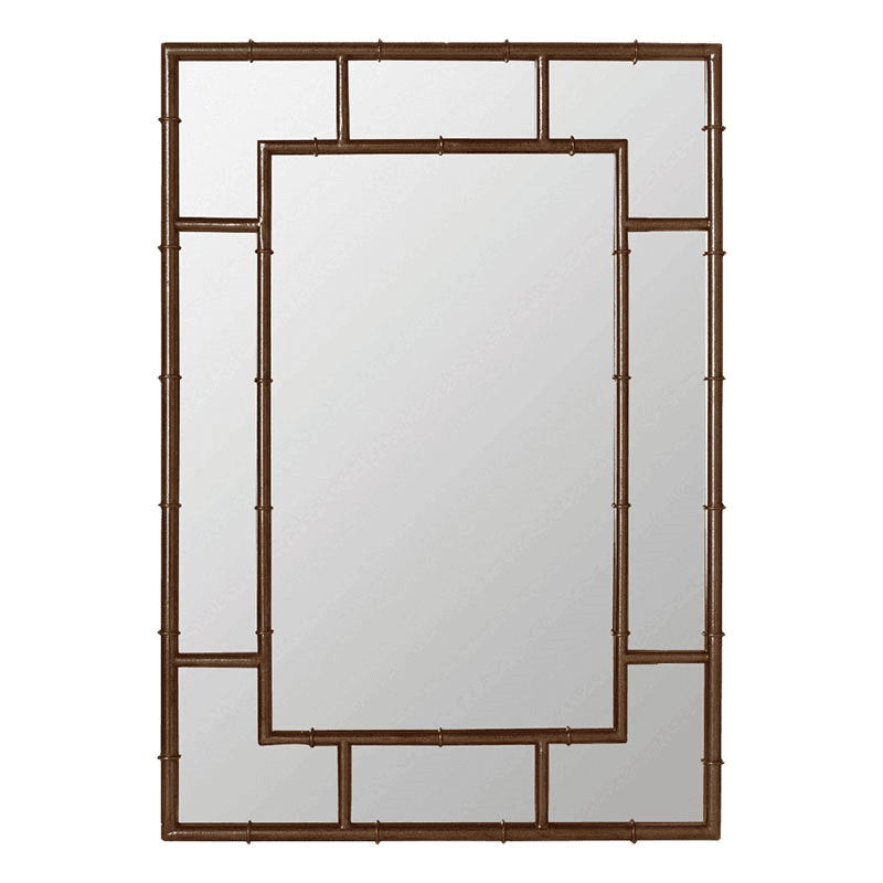 Airi Mirror, L71 x W100cm, antique gold metal