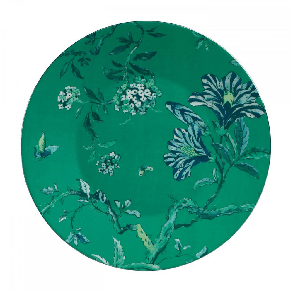 Chinoiserie Green Plate, 23cm