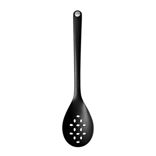 Signature Non-stick slotted spoon large, Black/Food Safe Nylon