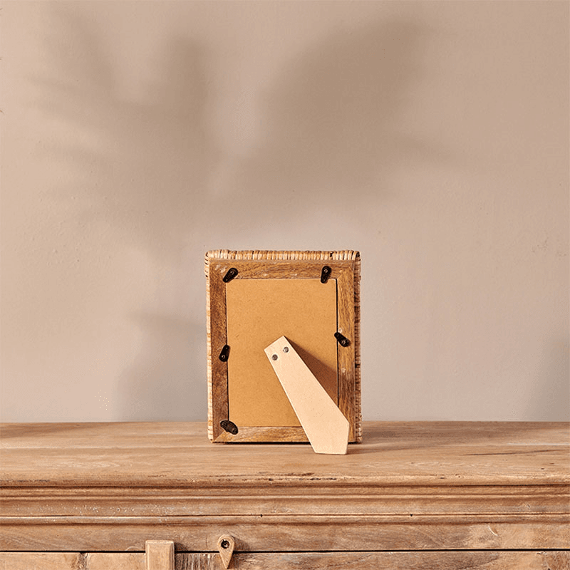 Yanis Rattan Photo Frame, 5 x 7", Natural