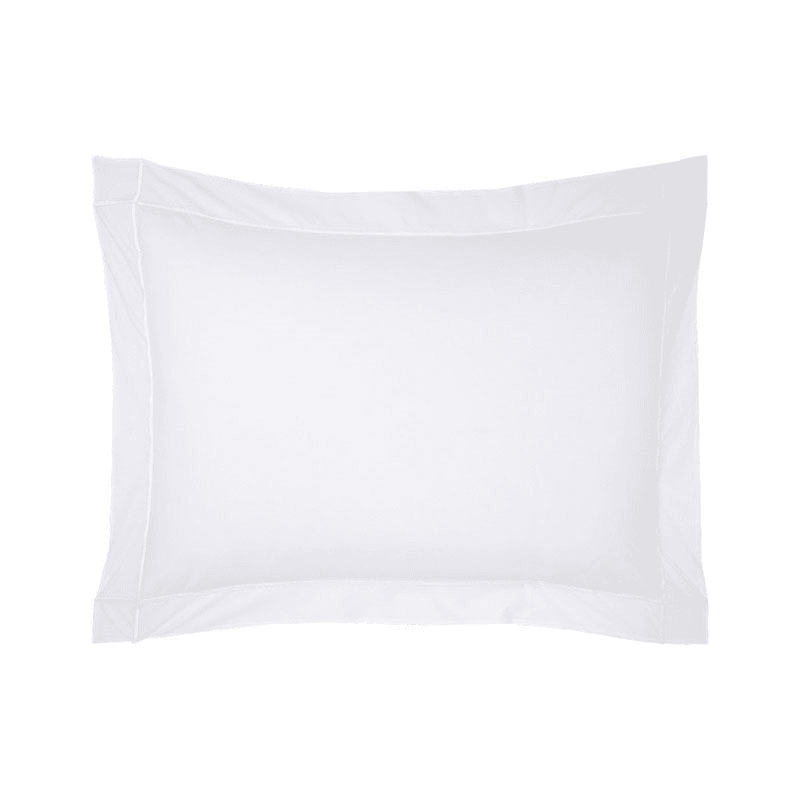 Athena - 500 Thread Count Cotton Percale Boudoir pillowcase, 30 x 40cm, Blanc