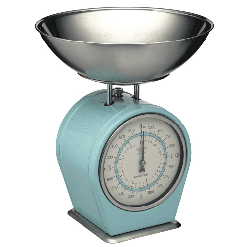 Image showing the Living Nostalgia Mechanical scales, 4Kg, Blue product.