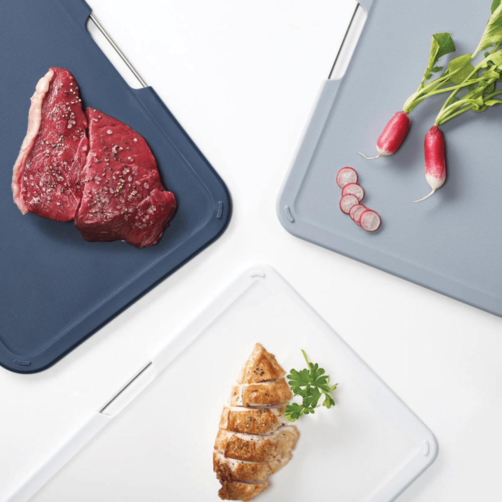 Nest Set of 3 large chopping boards, Grey