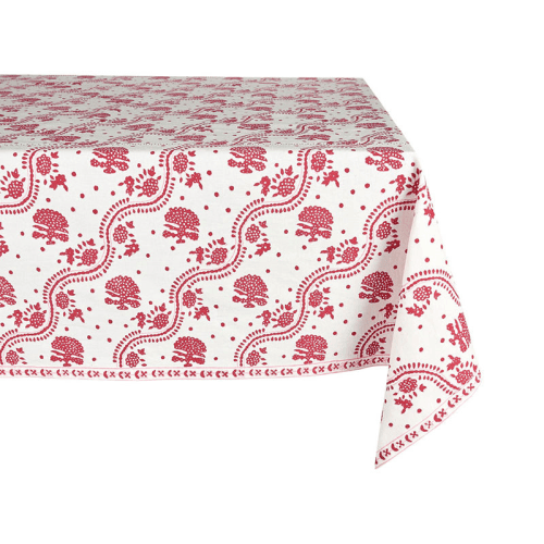 Image showing the Kalee Linen Tablecloth, 170 x 250cm, Red product.