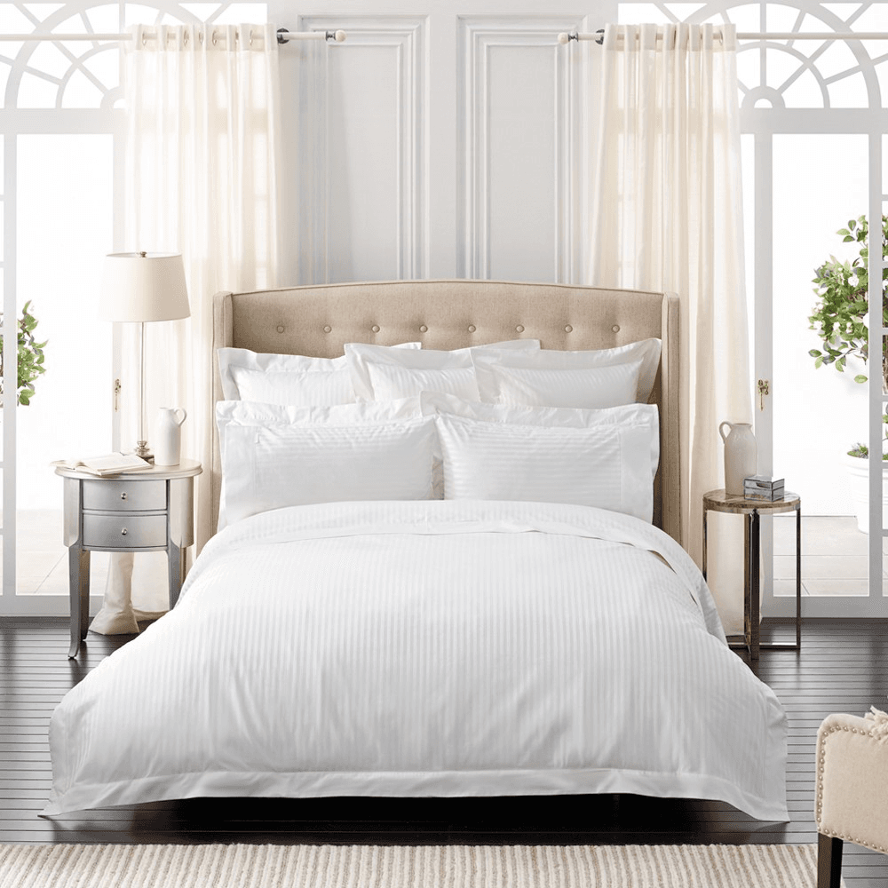 Millennia 1200TC Super king size duvet cover, 260 x 220cm, Snow