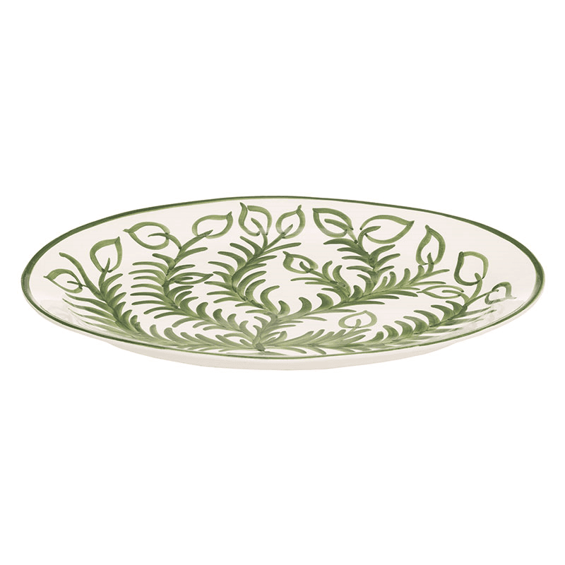 Vina Serving Platter, L36 x W26.5cm, Green