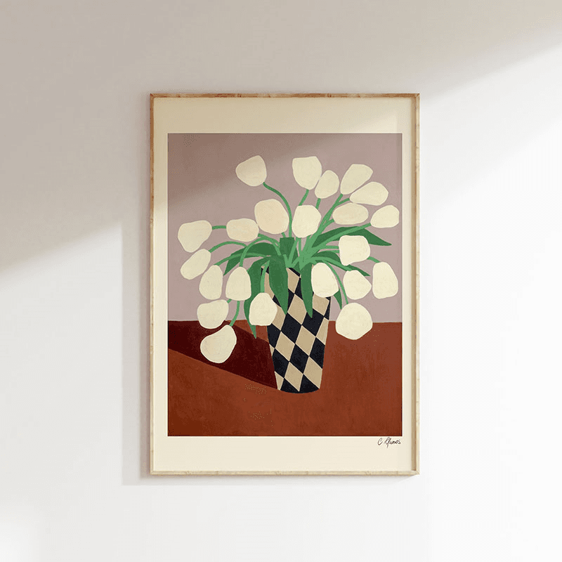 Carla Llanos Tulips Print, 40 x 50cm, Multi