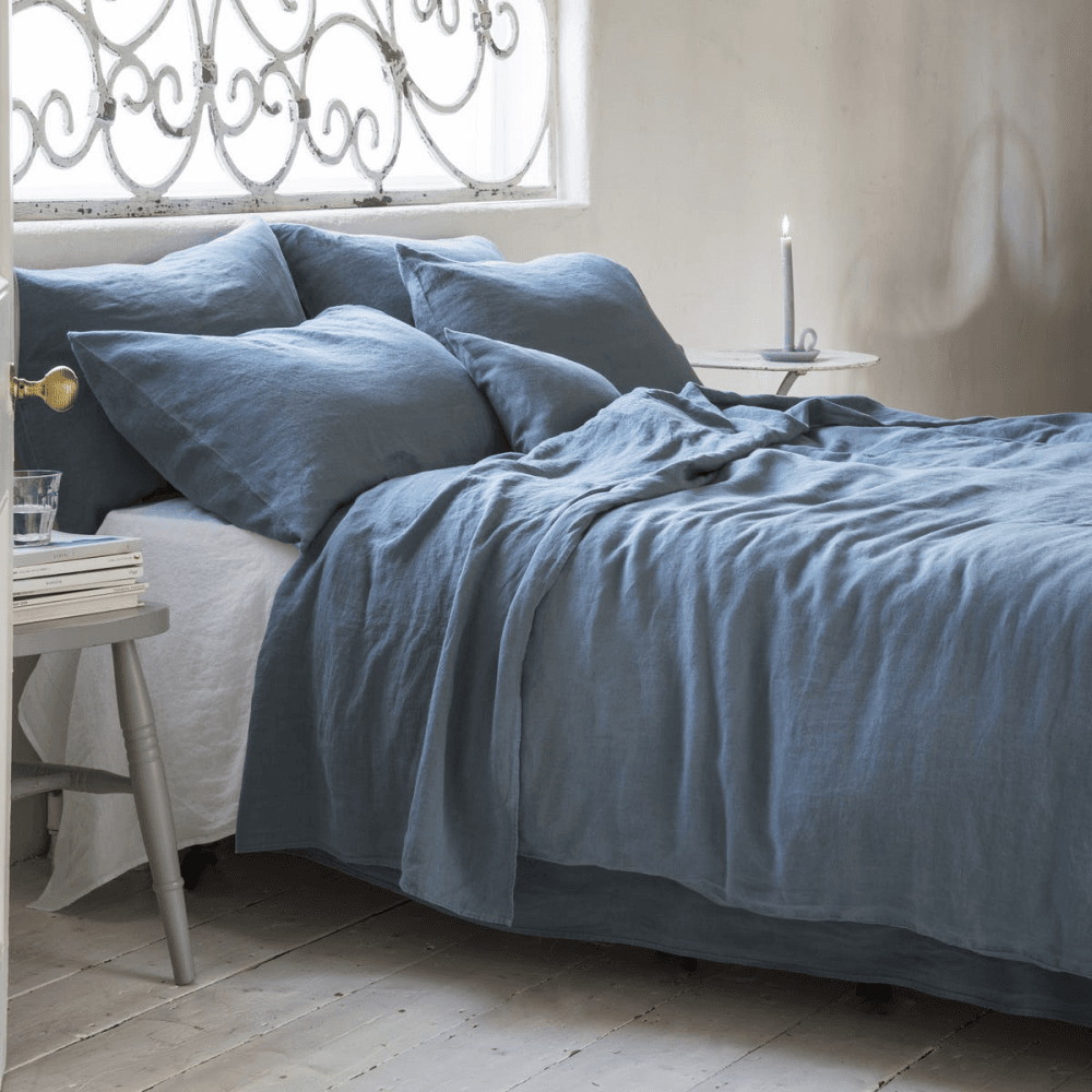 Super king size duvet cover, 260 x 220cm, Parisian Blue