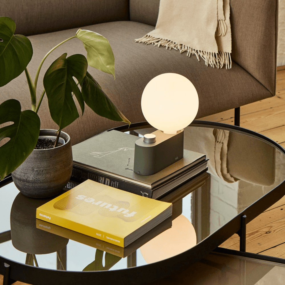 Alumina Table lamp, L28 x W15cm, Sage