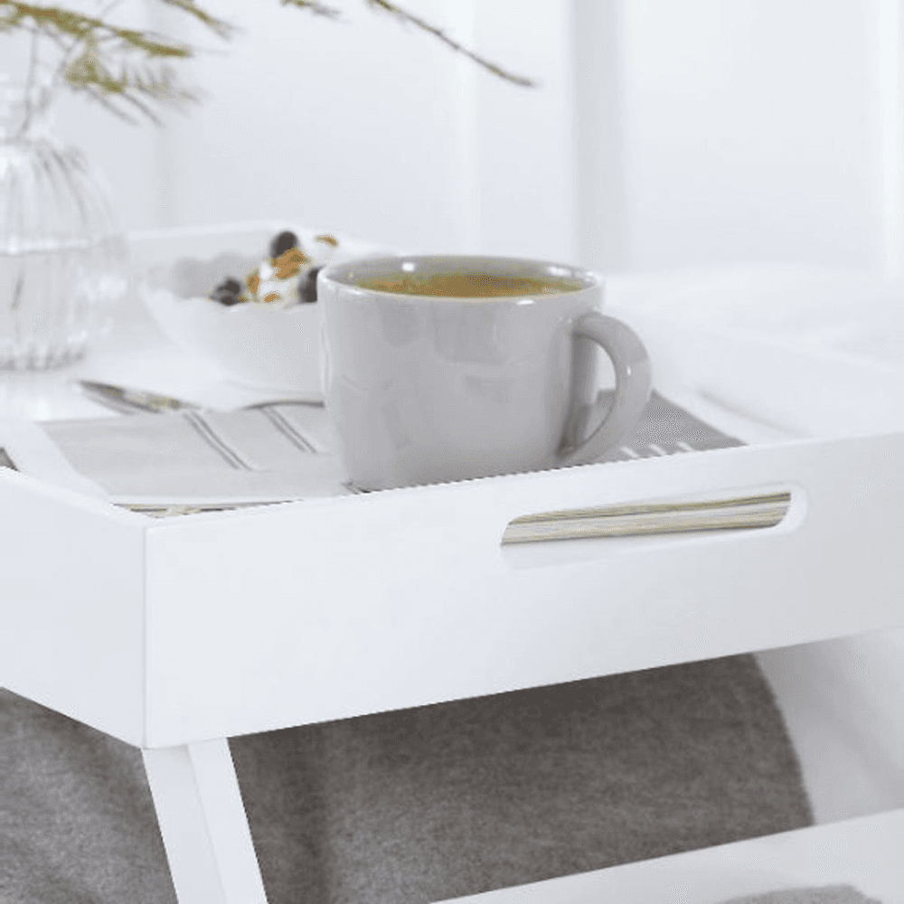 Breakfast in Bed Tray, Matte White