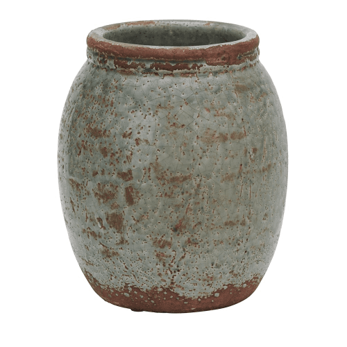 Image showing the Broseley Large pot, H26 x Dia23.5cm, Moss product.
