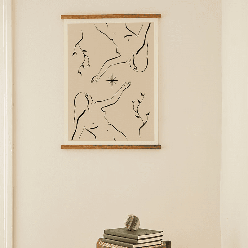 Gemini Print, 30 x 40cm, Multi