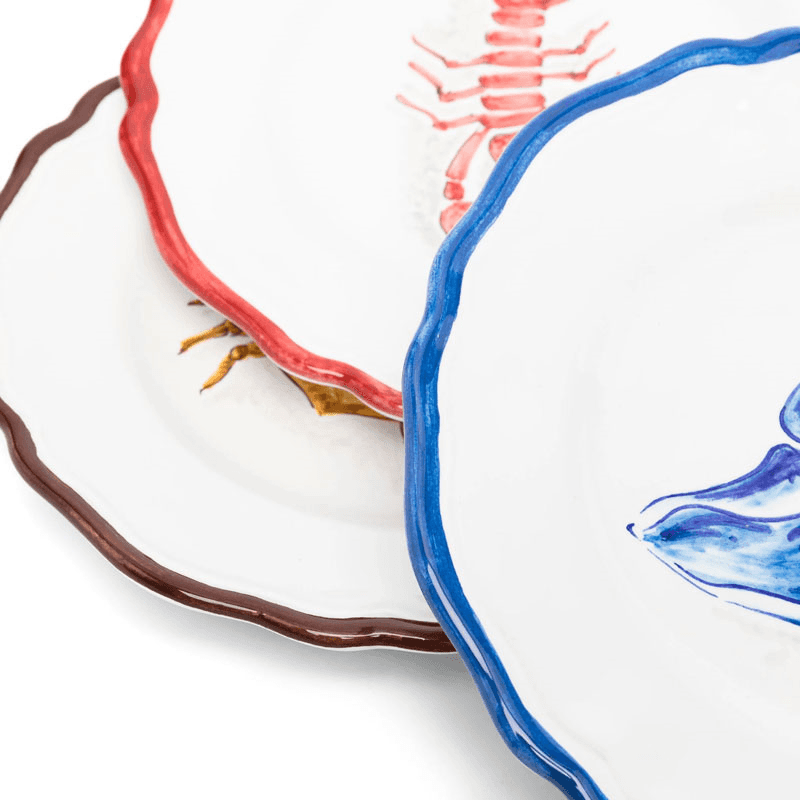 La Menagerie D’été Plate, D28cm, Orange