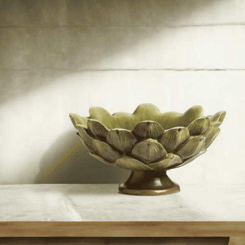 Image showing the Omaha Artichoke Bowl, D31cm, Green product.