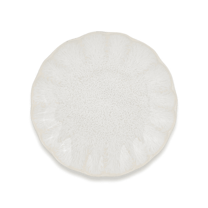 Aruvi Side Plate, D20.5cm, Cream