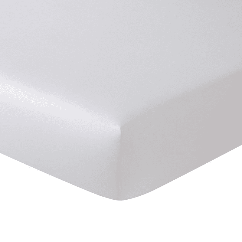 Triomphe - 300 Thread Count Cotton Sateen Super king fitted sheet, Silver