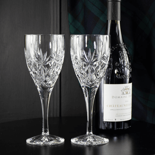Image showing the Kintyre Set of 2 Wine Glasses, 280ml, Clear product.