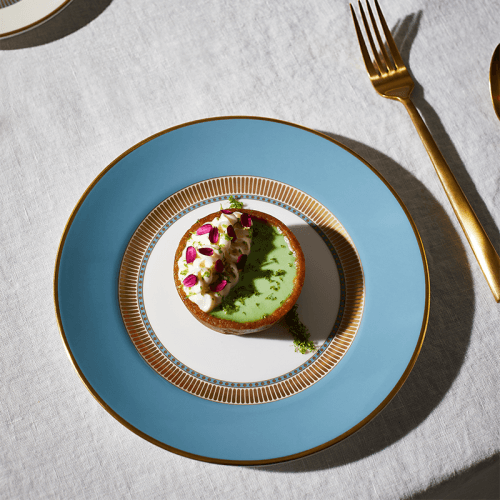 Image showing the Helia Plate, D21cm, Mint Green product.