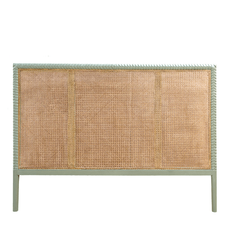 Pavillion King Size Wooden Headboard, Green