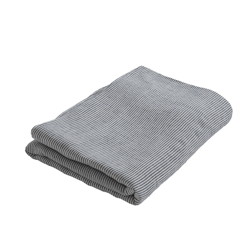 Sid Stripe Tablecloth, 150 x 250cm, French Blue
