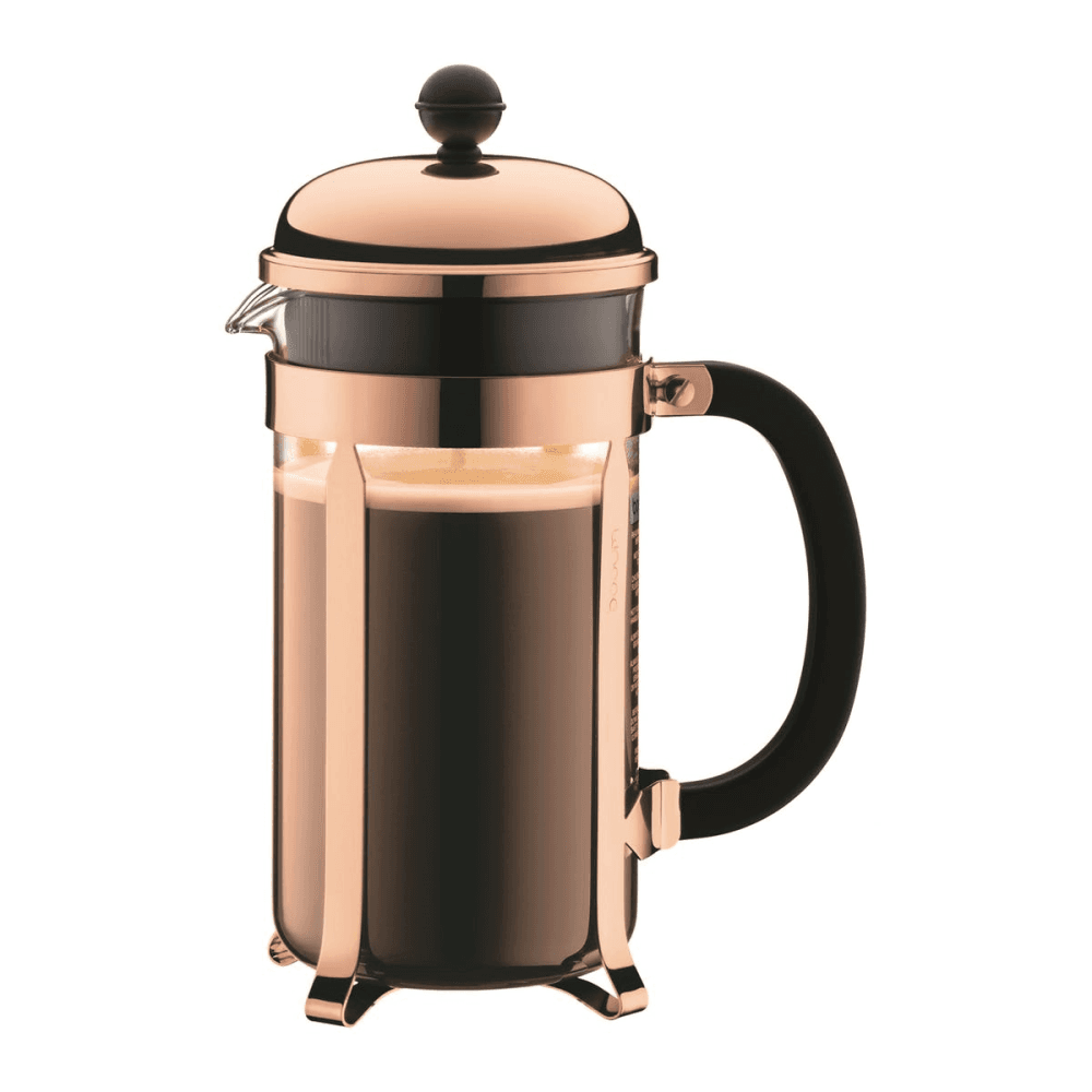 Chambord 8 cup coffee maker, 1 litre, Copper