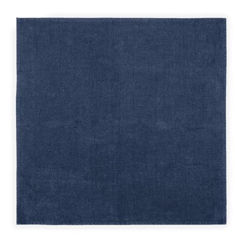 Image showing the Linen Napkin, Midnight Blue product.