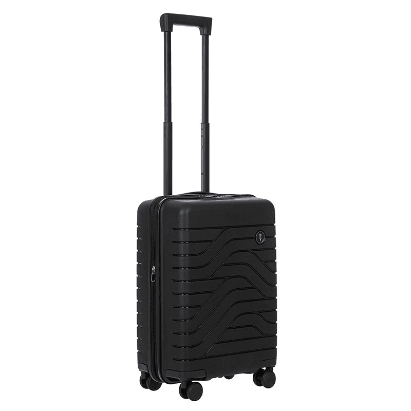 Ulisse Expandable Suitcase, H55 x W23 x L37cm, Black
