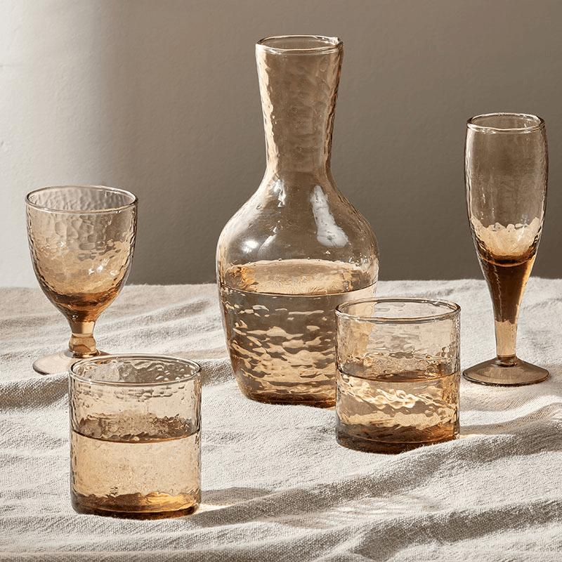 Yala Hammered Jug, 1.1L, Dusty Terracotta