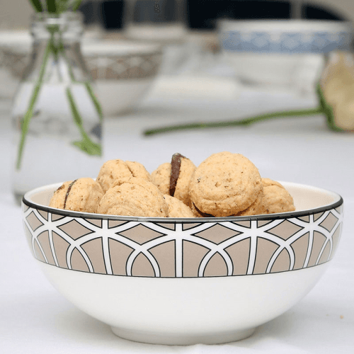 Image showing the Loop Breakfast Bowl, D15cm, Truffle product.