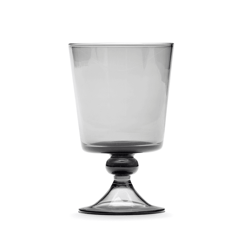 La Mère Set of 4 Red Wine Glasses, 270ml, Smoky Grey