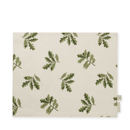Image showing the Acorn &  Oak Fabric Placemat, L30 x W40cm, Natural product.
