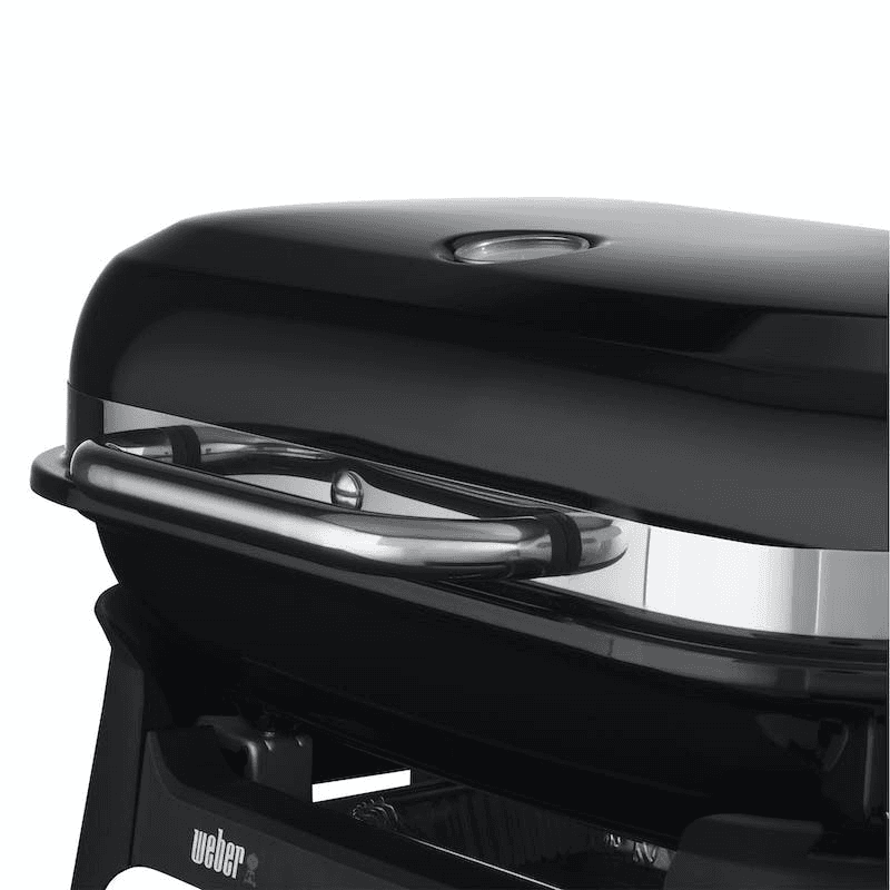 Lumin Compact BBQ with Stand, H91cm, Black