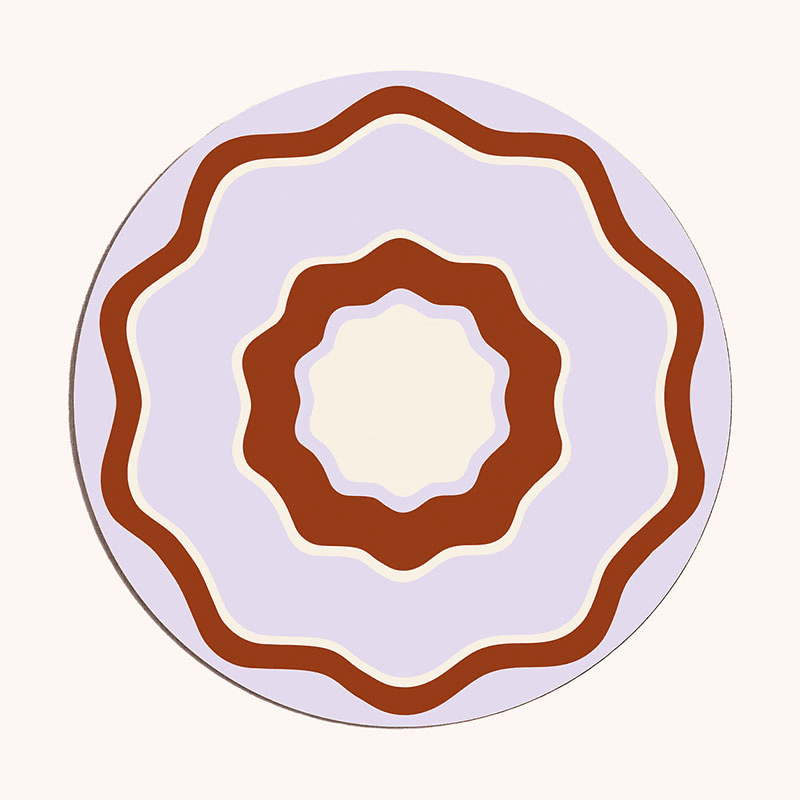Flowerama Set of 6 Placemats, D29cm, Multi