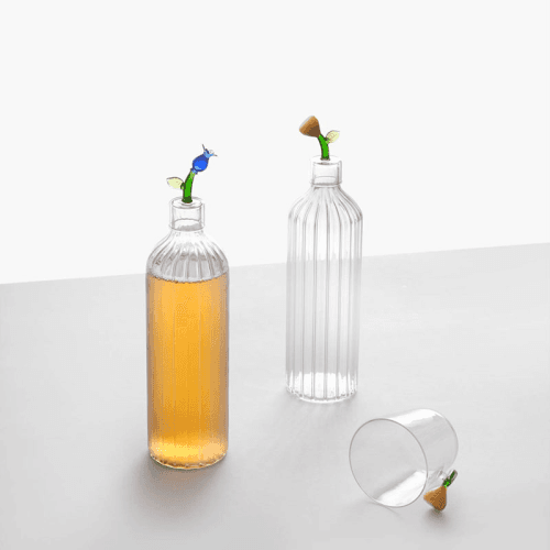 Image showing the Botanica Flower Optic Bottle, 1L, Blue product.