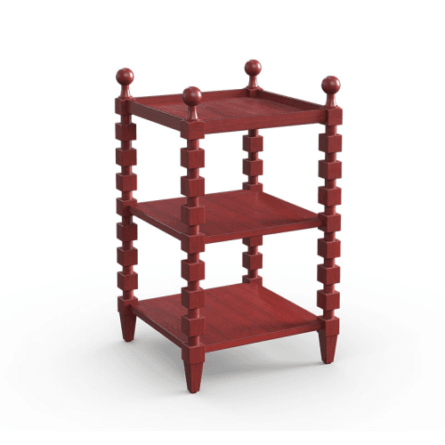 Image showing the Huxley Side Table, H79 x W46 x D46cm, Red product.