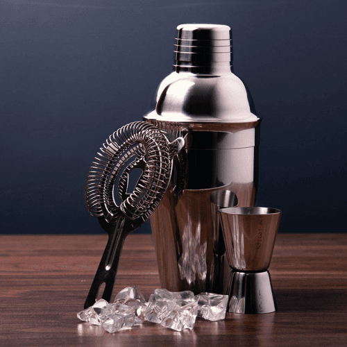 Image showing the 3 Piece Cocktail Set, Stainless Steel product.
