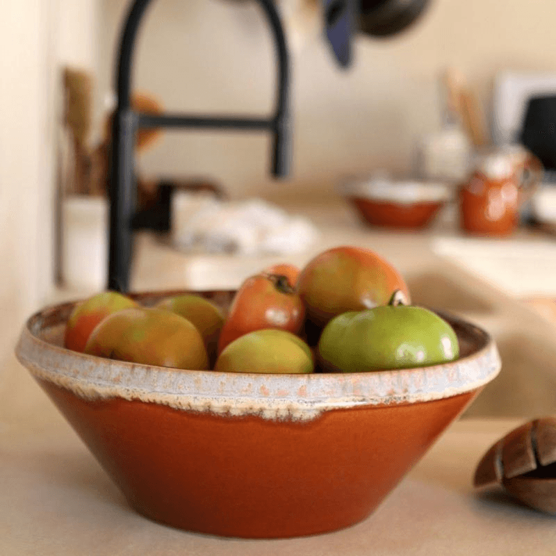 Poterie Serving Bowl, D32cm, Caramel Latte