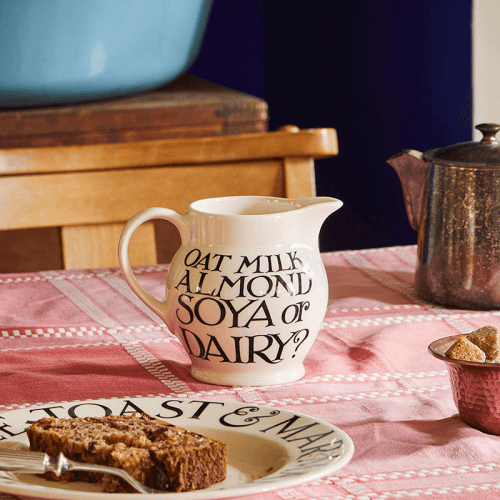 Image showing the Black Toast Jug, 315ml, Cream product.