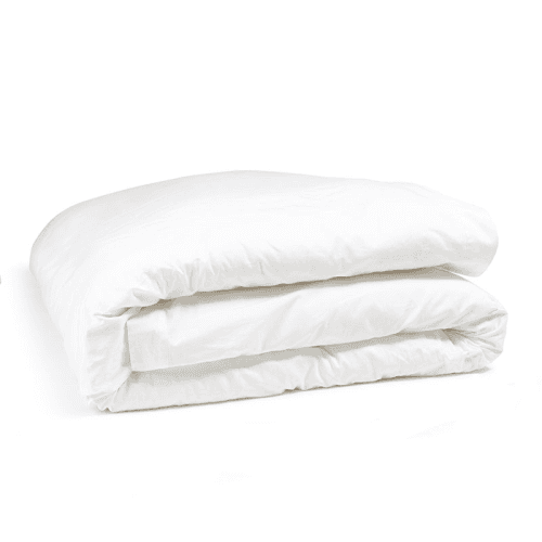 Image showing the Edged Sateen  Duvet Cover, Superking, White product.