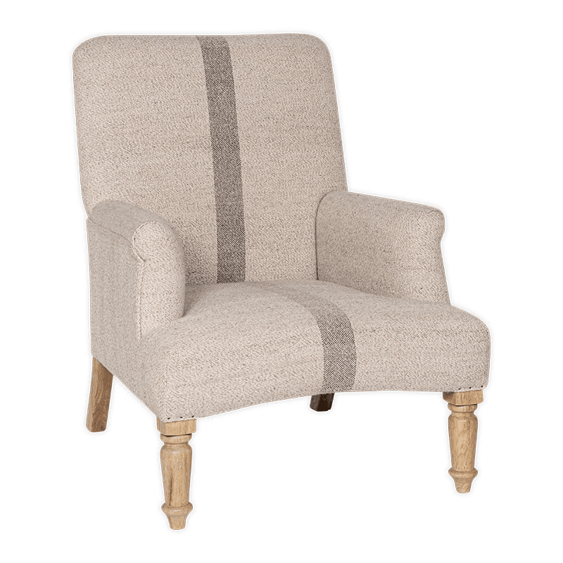 Kallu Wool & Cotton Occasional Chair, Natural