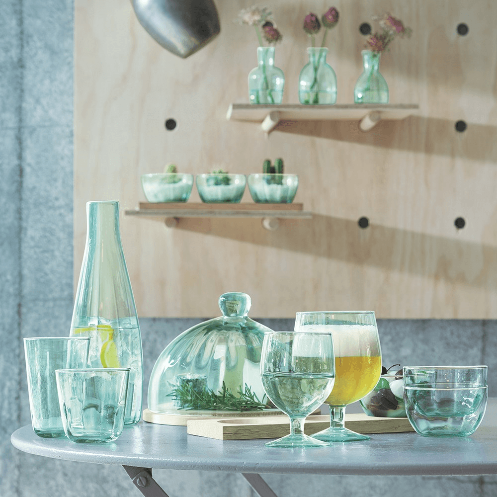 Mia Set of 4 highball tumblers, 350ml, recycled glass