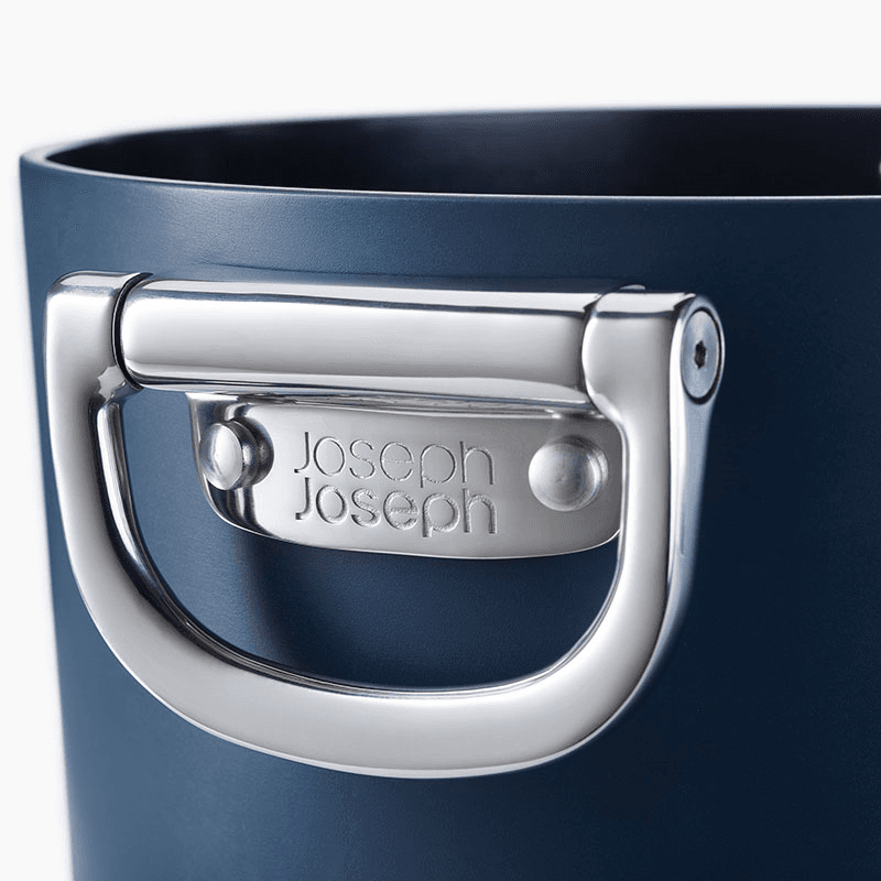 Space Folding Saucepan & Lid, 23cm, Midnight Blue