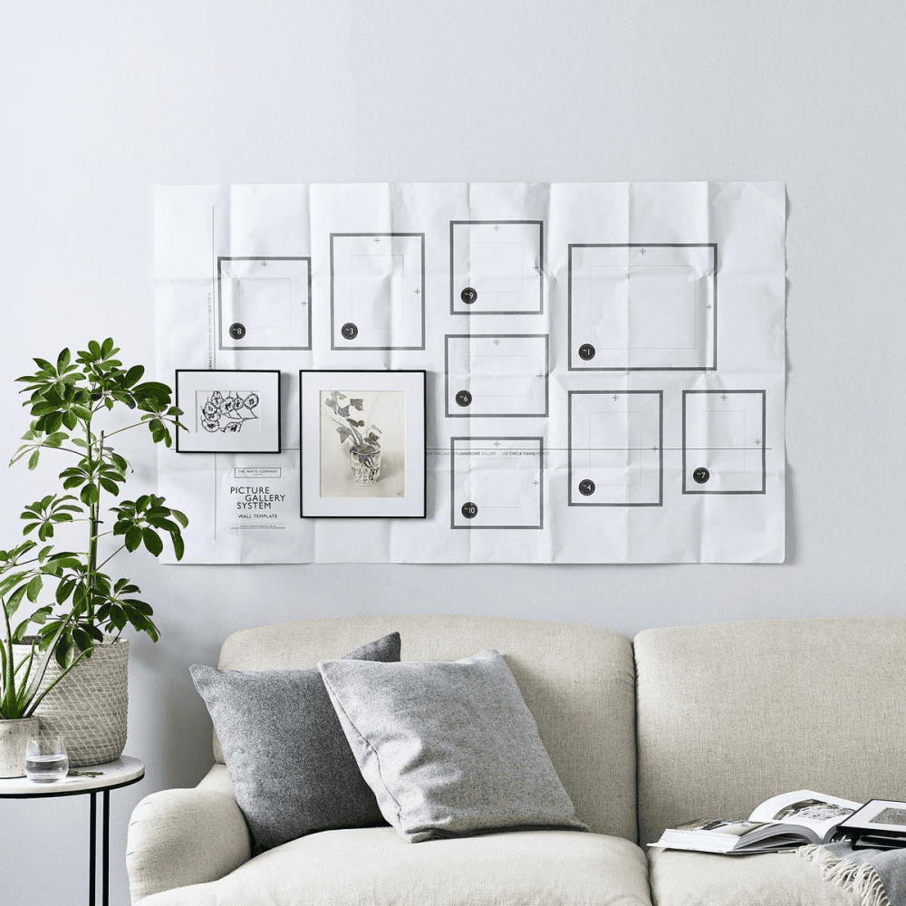 Fine Black Gallery Set of 10 frames, Black