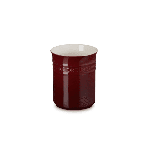 Image showing the Stoneware Utensil Jar, Small, Garnet product.