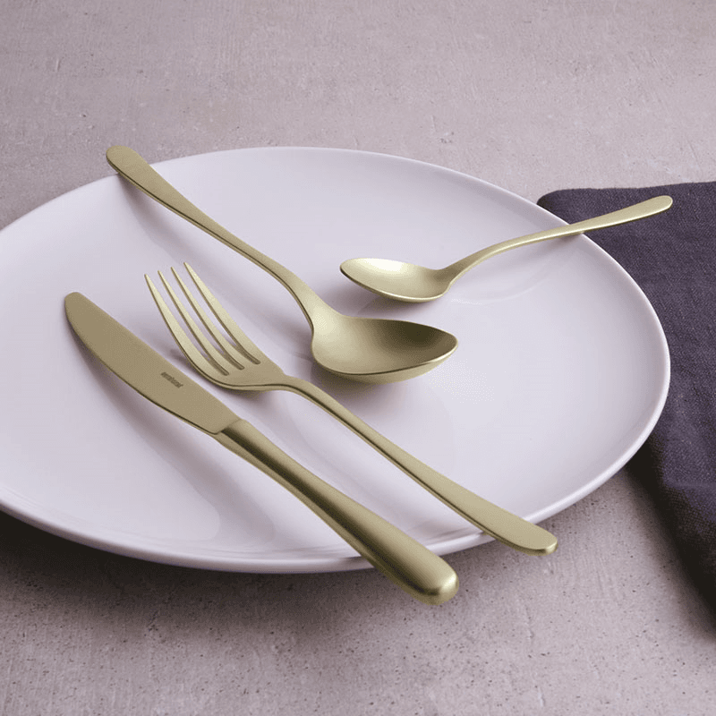 Taste 24 Piece Cutlery Set, Antique Champagne