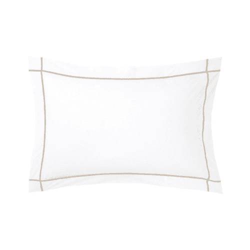 Image showing the Athena - 500 Thread Count Cotton Percale King pillowcase, 50 x 90cm, Pierre product.